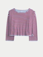 Hollister Red Graphic Sweat Top - Image 3 of 3