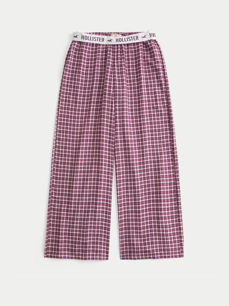 Rojo - Hollister Bajo Rise Flannel Straight Leg Pyjama Bottoms - Imagen 4 de 4 Rojo - Hollister Bajo Rise Flannel Straight Leg Pyjama Bottoms - Imagen 4 de 4