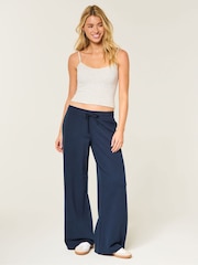 Hollister Blue Low Rise Baggy Joggers - Image 1 of 4