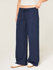 Hollister Blue Low Rise Baggy Joggers - Image 2 of 4