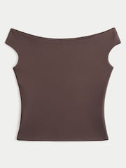 Hollister Brown Going Out Top - Image 1 of 1