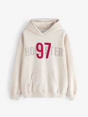 Hollister Grey Graphic Sweat Top - Image 1 of 1