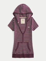 Hollister Purple Henly T-Shirt - Image 4 of 4