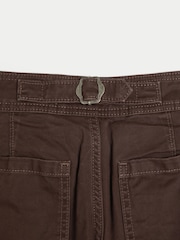 Hollister Brown Low Rise Wide Leg Utility Trousers - Image 5 of 5