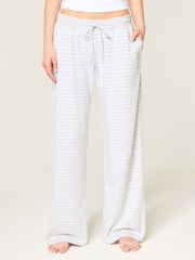 Hollister Grey Wide Leg Pyjama Bottoms - Image 2 of 4