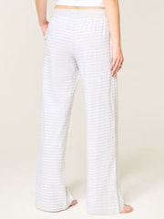 Hollister Grey Wide Leg Pyjama Bottoms - Image 3 of 4