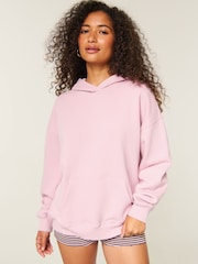 Hollister Pink Feel Good Oversized Hoodie - Image 1 of 3