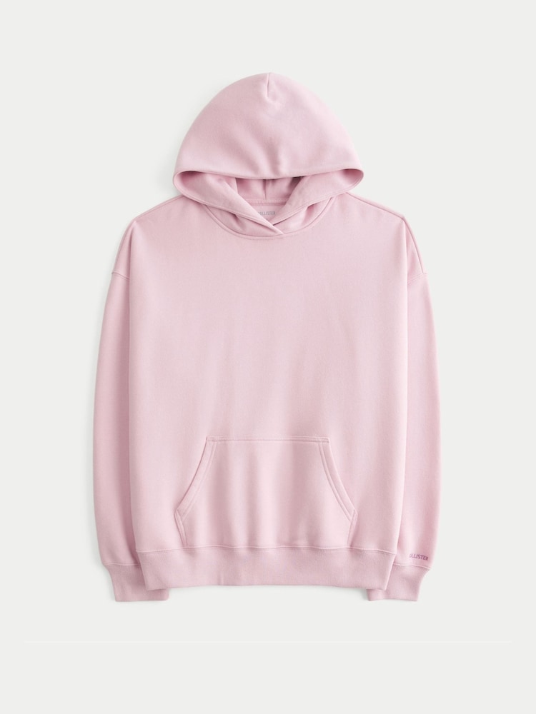 Hollister Pink Feel Good Oversized Hoodie - Image 3 of 3