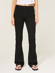 Hollister Black High Rise Bootcut Jeans - Image 1 of 4