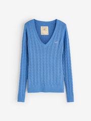 Hollister Cable V-hals trui - Afbeelding 1 van 1