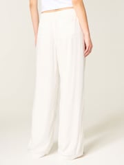 Hollister White Pull On Baggy Trousers - Image 3 of 4