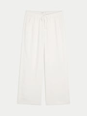 Hollister White Pull On Baggy Trousers - Image 4 of 4