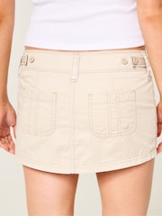 크림 - Hollister Ultralow Micro Mini Skirt - 7의 이미지 3
