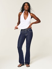 Hollister Rinse Blue High Rise Bootcut Jeans - Image 1 of 4