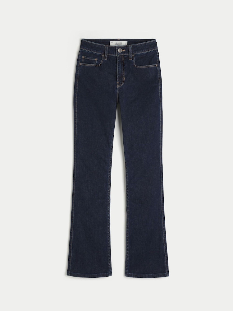 Hollister Rinse Blue High Rise Bootcut Jeans - Image 4 of 4 Hollister Rinse Blue High Rise Bootcut Jeans - Image 4 of 4
