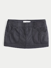 회색 - Hollister Ultralow Micro Mini Skirt - 5의 이미지 4