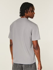 Hollister Grey Relaxed Everyday T-Shirt - Image 2 of 4