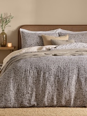 Yard Mole Perrie Leaf Muslin 100% Cotton Reversible Duvet Cover and Pillowcase Set - Image 1 of 5