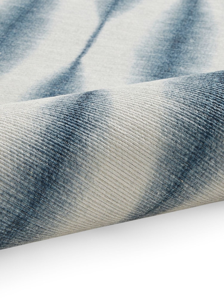 Scion Midnight Blue Kasuri Washable Runner - Image 4 of 4 Scion Midnight Blue Kasuri Washable Runner - Image 4 of 4