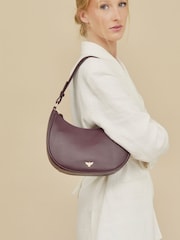 Burgundy Red - Apatchy Ang Lucy na Bag na Katad - Larawan 1 ng 6