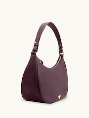 Burgundy Red - Apatchy Ang Lucy na Bag na Katad - Larawan 4 ng 6