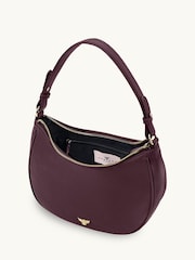 Burgundy Red - Apatchy Ang Lucy na Bag na Katad - Larawan 5 ng 6