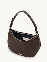 Chocolate Brown - Apatchy Ang Lucy na Bag na Katad - Larawan 5 ng 6