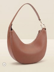 Sosandar Brown Leather Shoulder Bag - Image 2 of 5