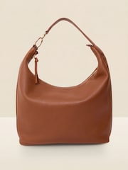 Sosandar Brown Leather Large Shoulder Bag - Image 3 of 5