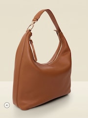 Sosandar Brown Leather Large Shoulder Bag - Image 4 of 5