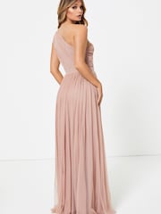 Anaya With Love Light-Pink One Shoulder Maxi Dress - Image 2 of 4