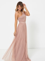 Anaya With Love Light-Pink One Shoulder Maxi Dress - Image 4 of 4