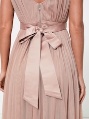 Anaya With Love Pink Bow Back Wide Strap Midi Dress - Image 3 of 4