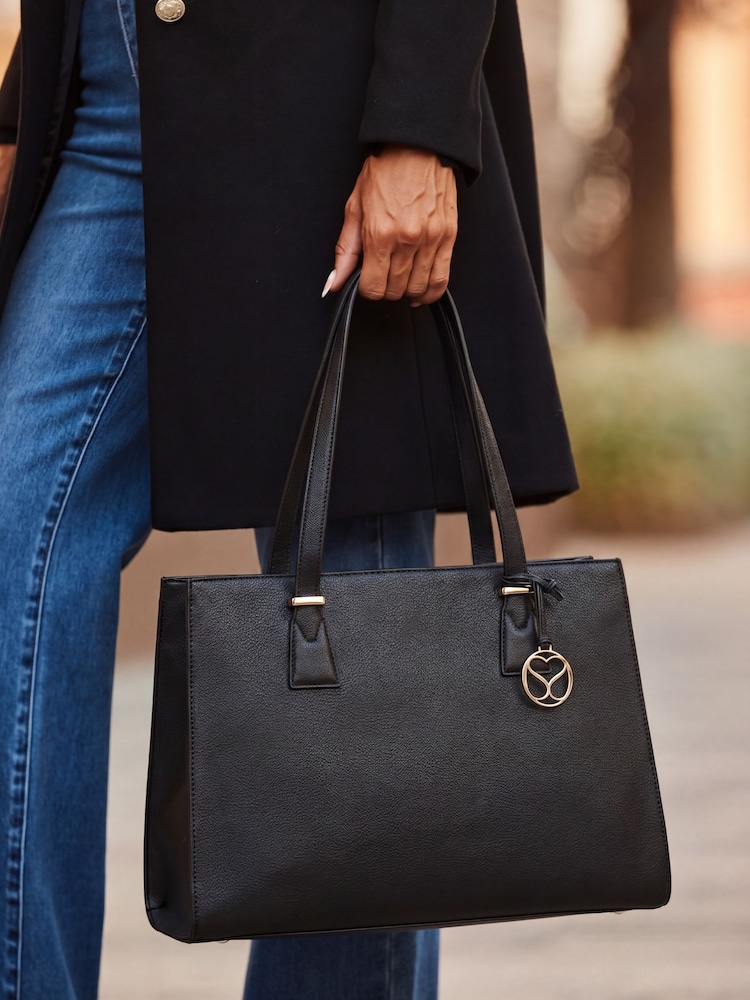 Sosandar Leather Tote Bag - 5의 이미지 1