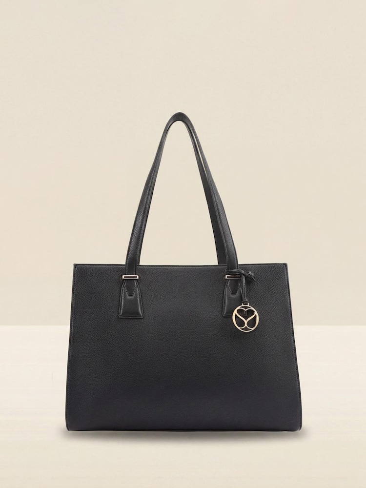 Sosandar Leather Tote Bag - 5의 이미지 2