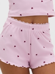 Boux Avenue Heart Ribbed Short Pyjamas Set - Bild 4 von 6