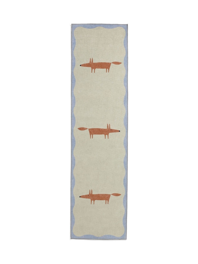 Scion Beige/Terra Cream Mr Fox Washable Runner - Image 2 of 4 Scion Beige/Terra Cream Mr Fox Washable Runner - Image 2 of 4