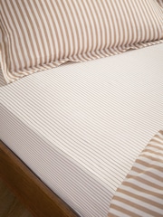 Yard Caramel Hebden Cotton Fitted Sheet - Image 1 of 2