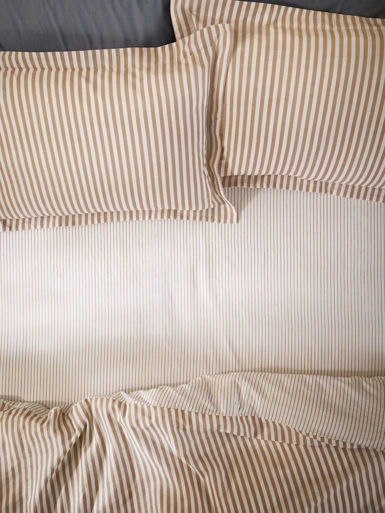 Yard Caramel Hebden Cotton Fitted Sheet - Image 2 of 2