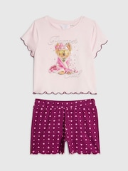 River Island Red Self Care Puppy Pyjamas - Image 1 of 4