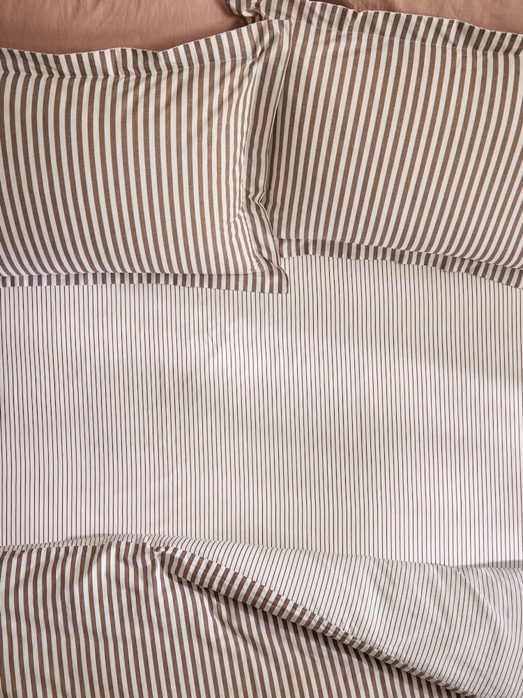 Yard Espresso Brown Hebden Cotton Fitted Sheet - Image 2 of 2