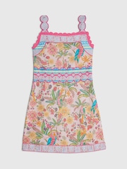 River Island Pink Beaded Parrot Dress - Image 1 of 4