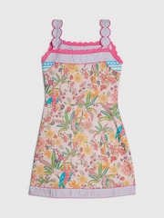 River Island Pink Beaded Parrot Dress - Image 2 of 4