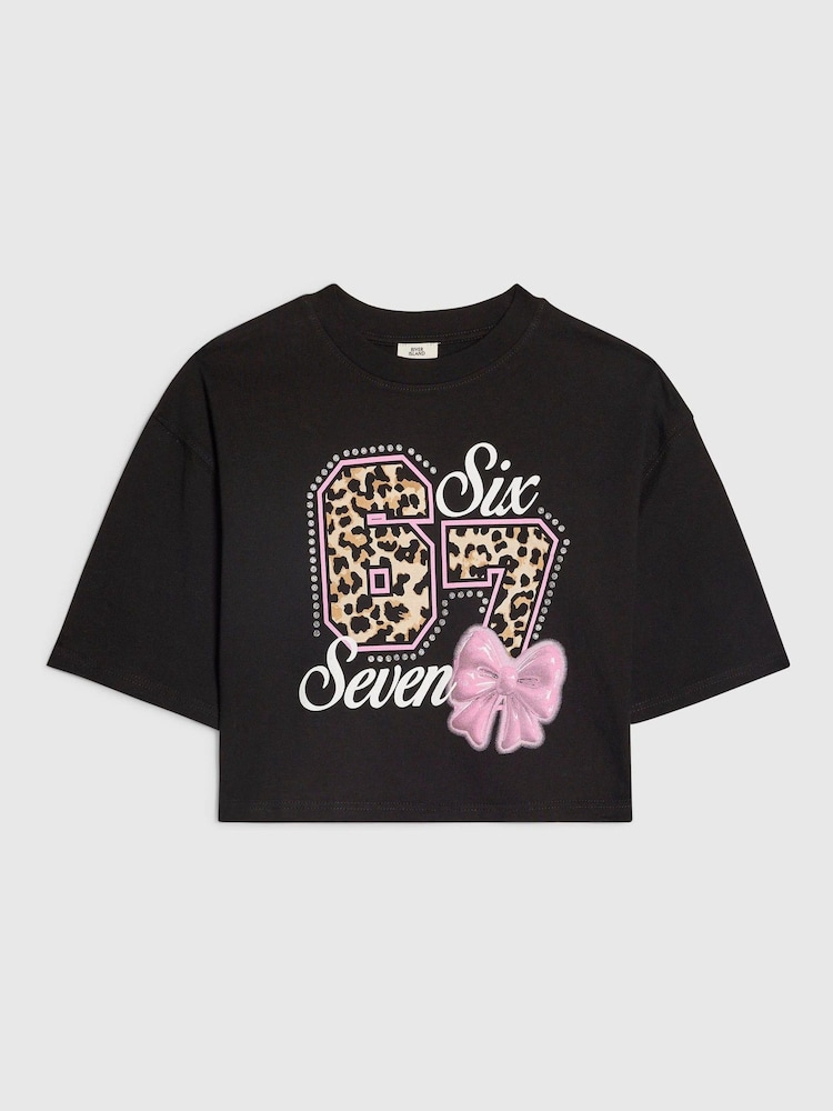 River Island 67 қиылған футболкасы - 4суретінің 1 суреті