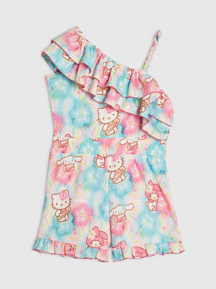 River Island Blue Hello Kitty Playsuit - Image 2 of 4