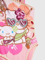 Asymmetric Swimsuit na may Hello Kitty sa River Island - Larawan 3 ng 4