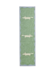 Scion Green/White Mr Fox Washable Runner - Image 2 of 4