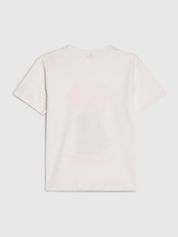 River Island White Capybara Queen Boyfriend T-Shirt - Image 2 of 4