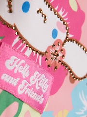 River Island Pink Hello Kitty Cutout Swimsuit - Image 3 of 4