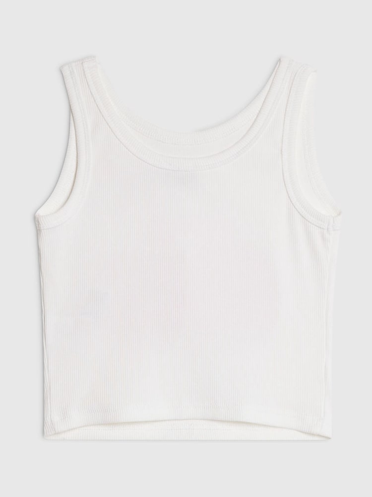 River Island White Its Giving Summer Tank Top - Image 2 of 4 River Island White Its Giving Summer Tank Top - Image 2 of 4